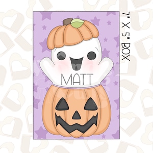 Pumpkin Ghost Set of 2 Cookie Cutter - Halloween Cookie Cutters