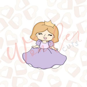 Princess 4 Cookie Cutter- Princess Cookie Cutter