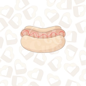 Hotdog Cookie Cutter-Fourth of July Cookie Cutter