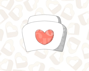 Nurse Hat Cookie Cutter- Nurse Appreciation Cookie Cutters