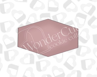 Hexagon plaque- Cookie Cutter