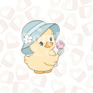 Spring Ducky Cookie Cutter- Easter Cookie Cutter- Easter Cookie Cutters