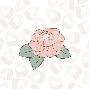 Peony Cookie Cutter