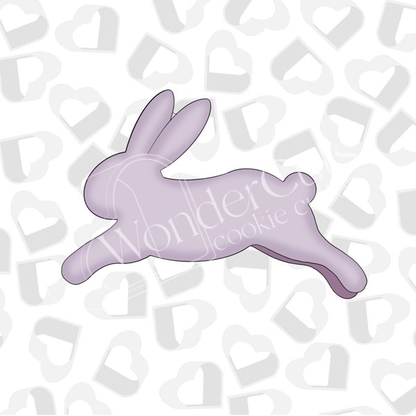 Leaping Bunny Cookie Cutter