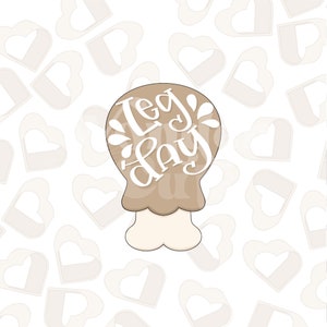 Truthahn Bein-Cookie Cutter