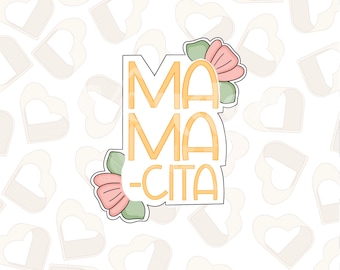MAMA-Cita プラーク クッキーカッター - 母の日クッキーカッター