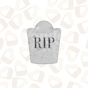 Tombstone Cookie Cutter - Halloween Cookie Cutters