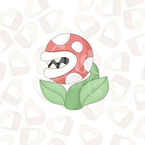 Video Game Plant Cookie Cutter
