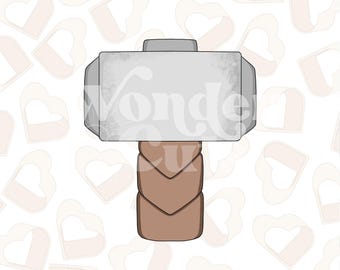 Hero Hammer Cookie Cutter- Superhero Cookie Cutters