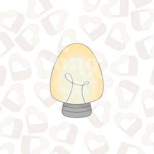 Advent Lightbulb Cookie Cutter