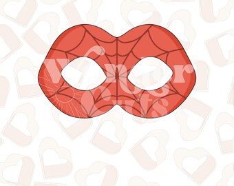 Superhero Mask 2 Cookie Cutter- Superhero Cookie Cutters