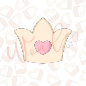 Crown Cookie Cutter- Princess Cookie Cutter