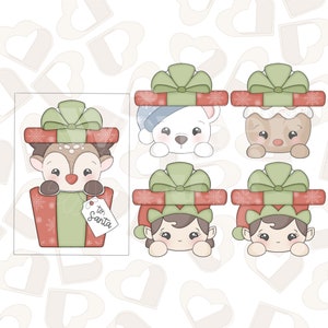 Christmas Character Gifts- Set of 2 Cookie Cutters - Christmas Cookie Cutters