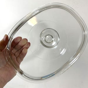 VTG Replacement PYREX Glass LID Casserole Dish Replacement Lid Pyrex F12CA 9.5&quot; X 7.5&quot;