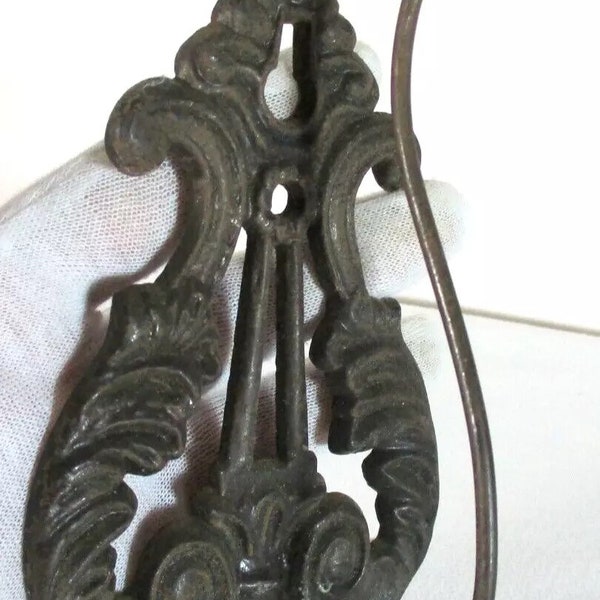 Vintage Cast Iron Wall Hanging Store Receipt Holder Old Store Antique Display Wall Hanging Display