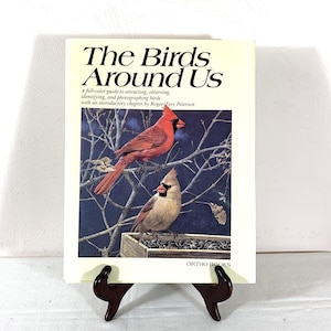 1986 &quot;The BIRDS Around Us&quot; Hardcover Book, Paper Dust Jacket, Bird Book w/Color Illustrations, Bird Identification, Bird Watcher Book