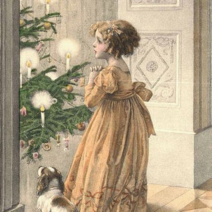 Victorian Christmas Reproduction Poster Print