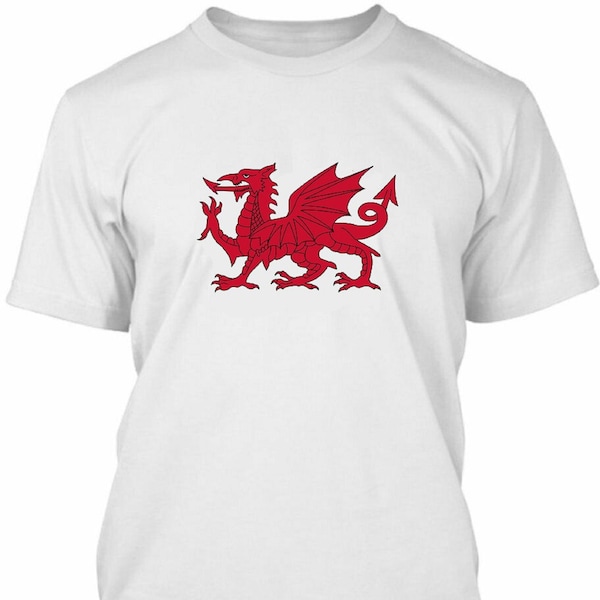 Welsh Dragon Wales Rugby Cymru St David's T-Shirt