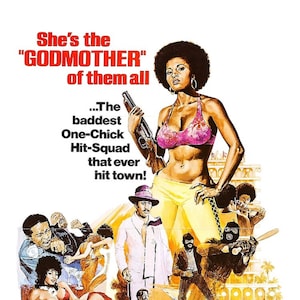 Pam Grier Coffy Classic Film Reproduction Movie Poster
