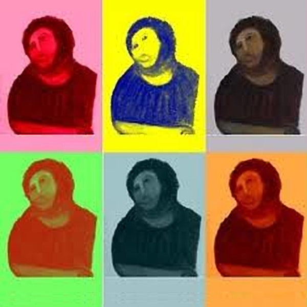 Ecce Homo Warhol Pop Art Poster Print