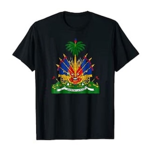 Haitian Coat Of Arms Haiti Emblem Symbol T-Shirt