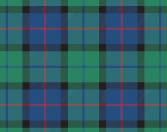 Flower of Scotland Scottish Tartan Cushion Cover Pillow Case