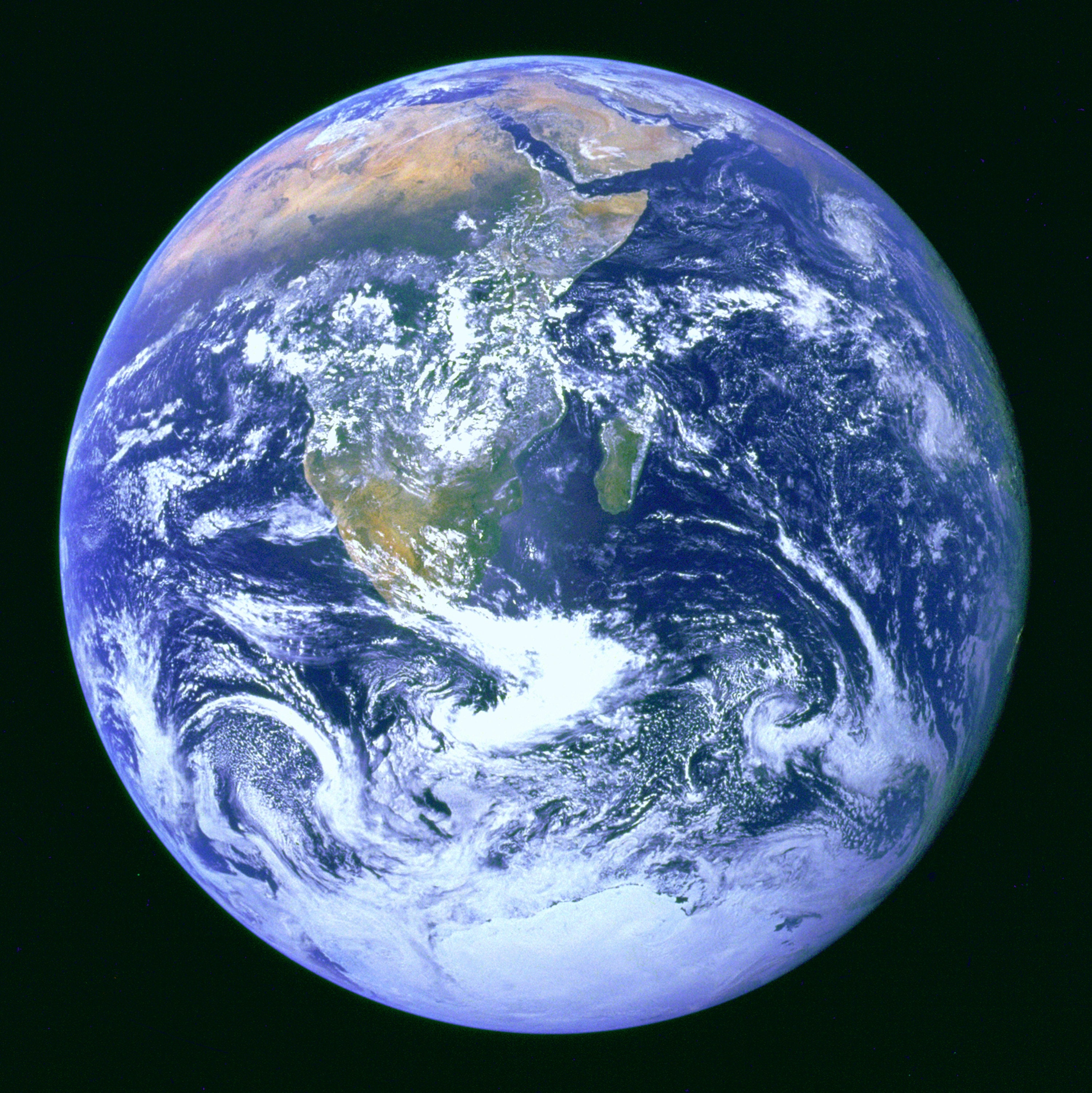 The Blue Marble - Earth Seen From Space Poster