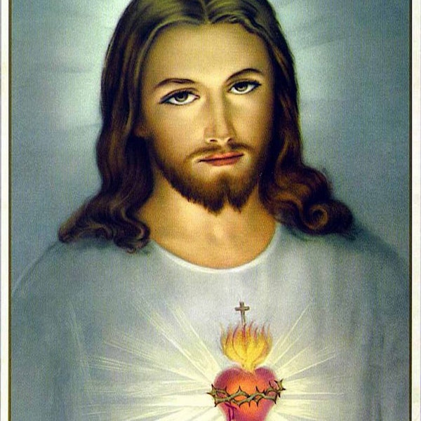 Sacred Heart Of Jesus Reproduction Poster Print
