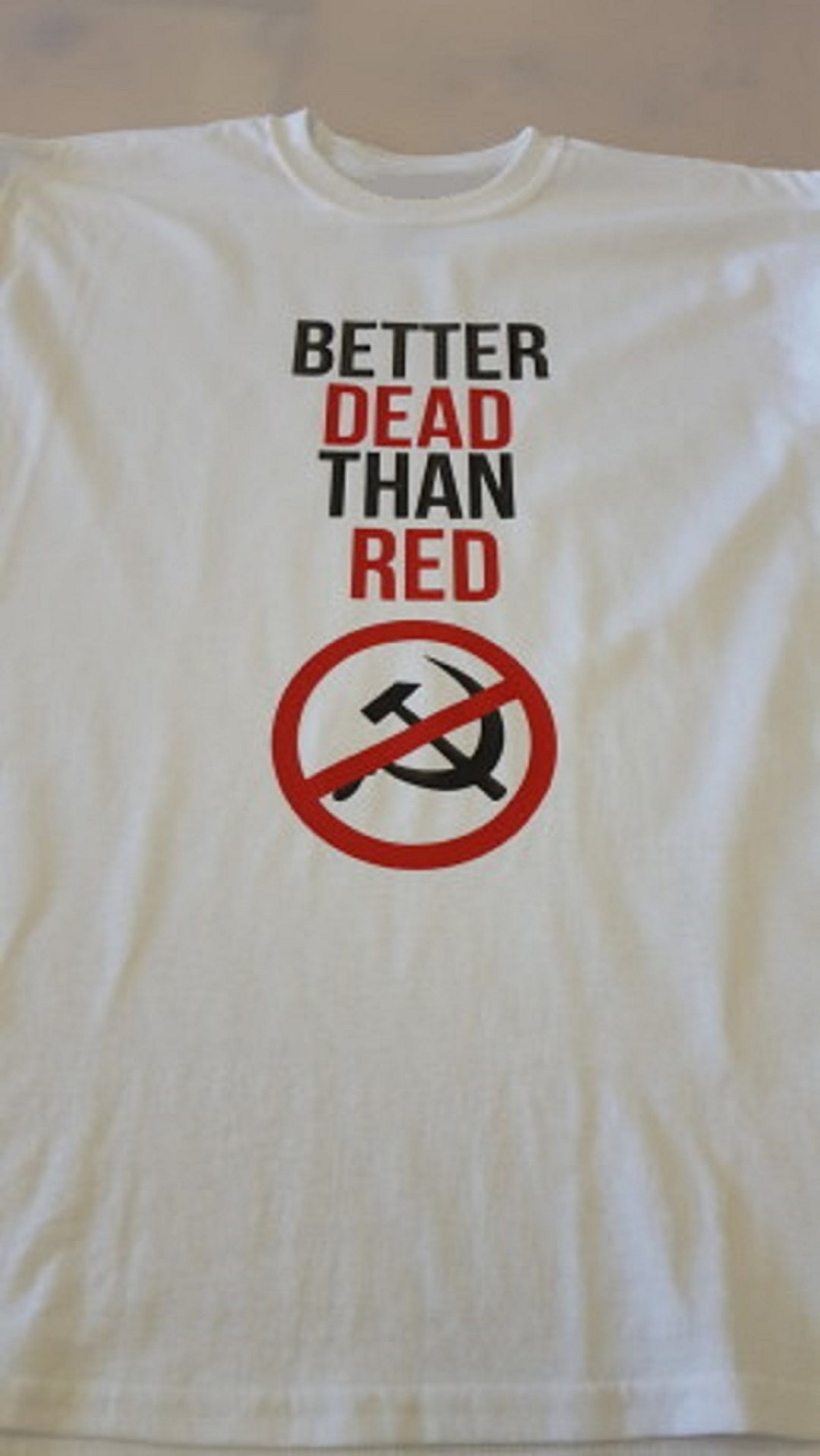 Better Dead Than Red Anti-communist T-shirt - Etsy