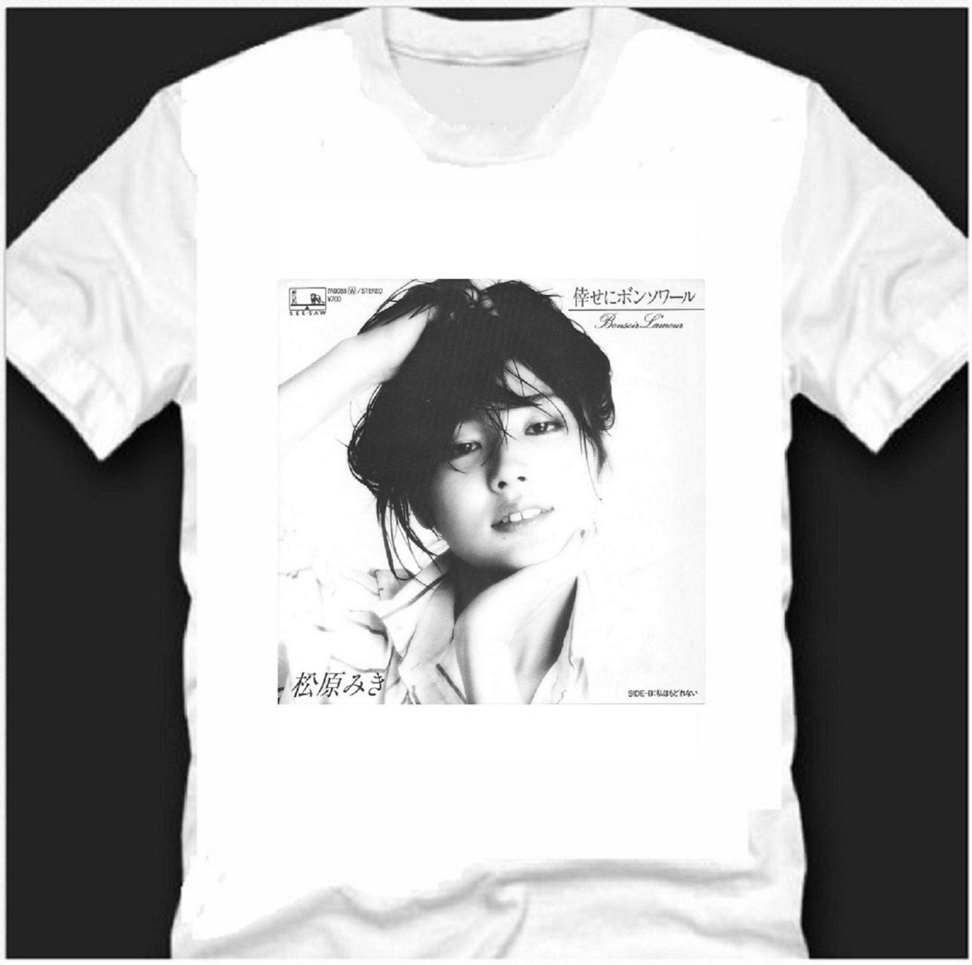 90s 松原みき　miki matsubara vintage Tシャツ Miki Matsunbara 