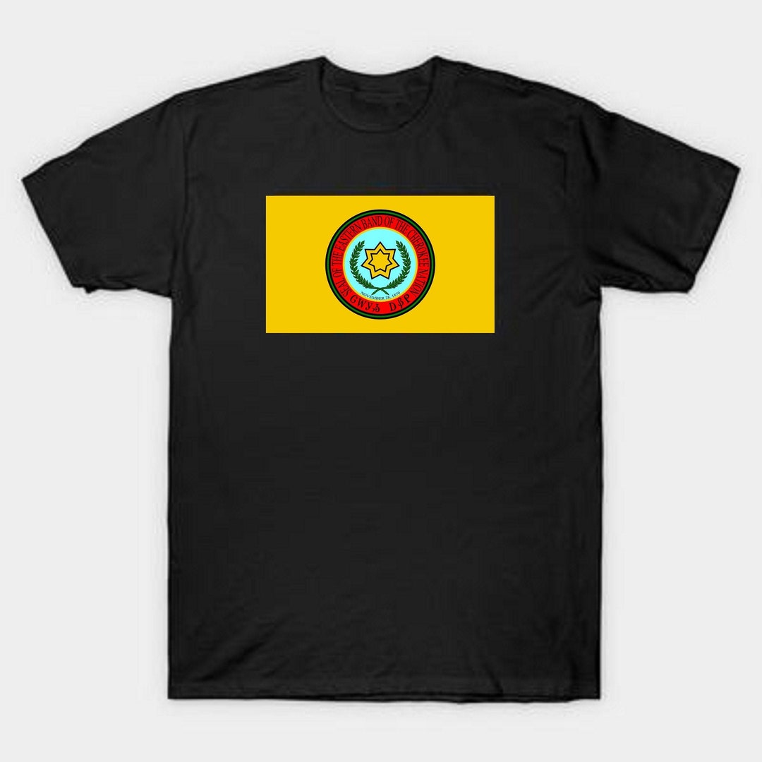 Flag of the Eastern Band of the Cherokee Nation T-shirt - Etsy