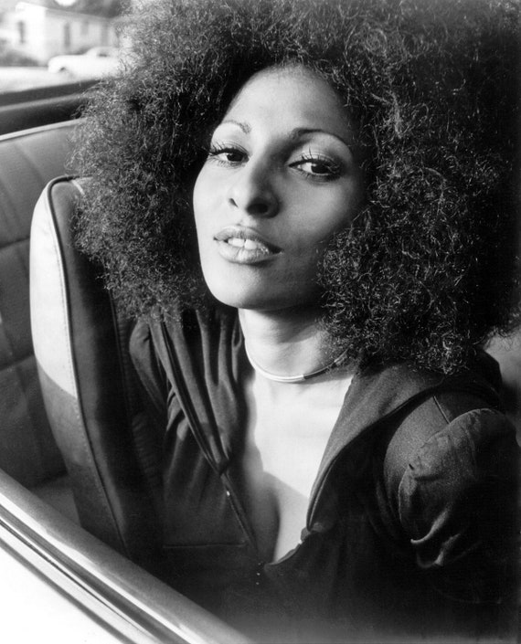 PAM GRIER 24X36 POSTER COOL LEGGY POSE FOXY BROWN 