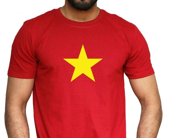 Vietnam Shirt - Vietnam Flag Yellow Star T-Shirt Vietnam Shirt - Vietnam Flag Yellow Star T-Shirt