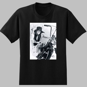 Meiko Kaji Motorcycle Girl Boss Rock T-Shirt