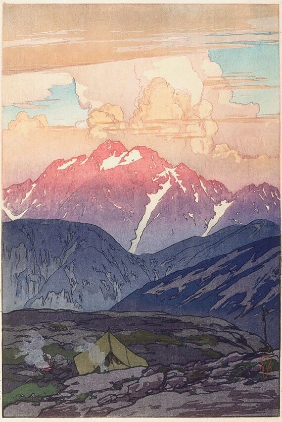 画家 山 版画 Vol 1 山の版画家・大谷一良さん - 冬季限定