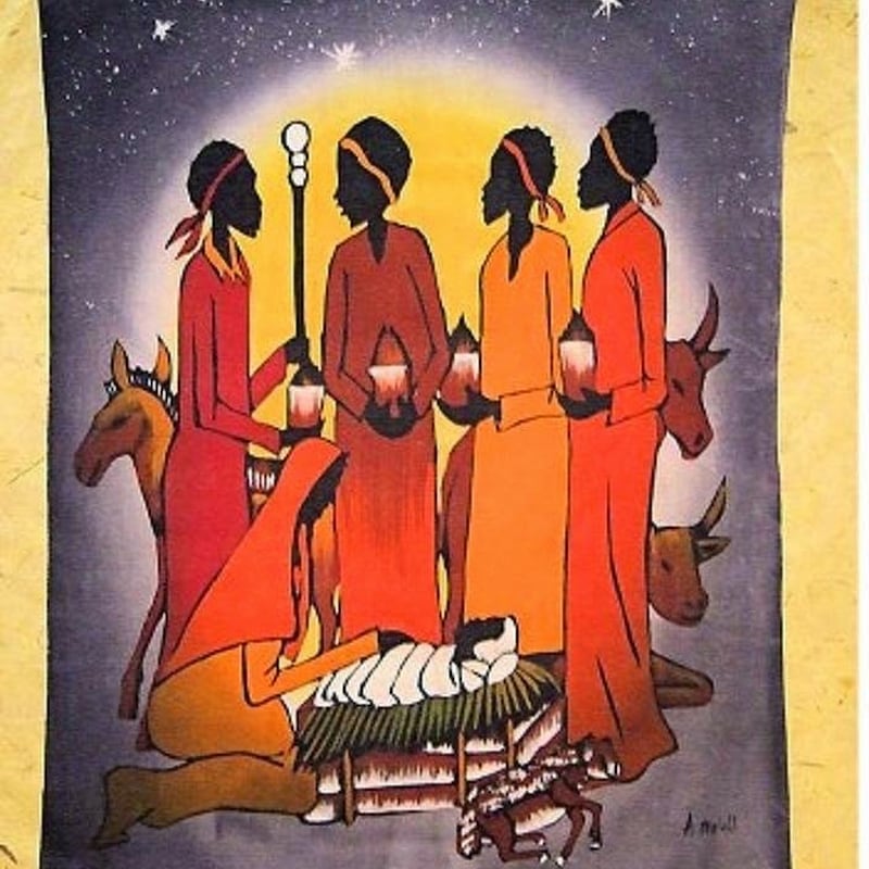 African Nativity Scenes Etsy