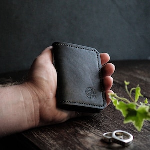 The Carrion V2, Handcrafted Leather Wallet image 1