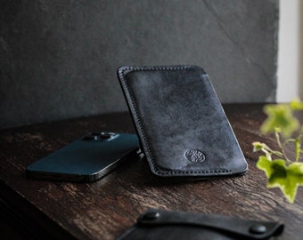 The Sparrow, Handcrafted Leather Phone Sleeve