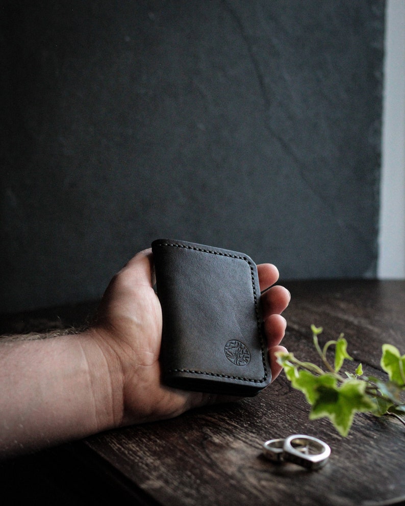 The Carrion V2, Handcrafted Leather Wallet image 1