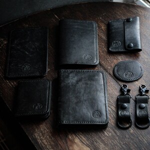 The Carrion V2, Handcrafted Leather Wallet image 6