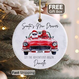 Personalized New Driver Ornament New Driver Christmas Gift For New Driver Gift new drivers license First Car Just Passed Driving Test 2024