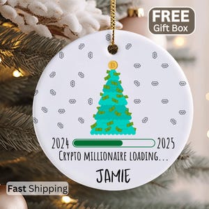 Crypto Gift Bitcoin Gift For Dad Bitcoin Christmas Gift Crypto Christmas Gift For Son Bitcoin Ornament Crypto Ornament Cryptocurrency