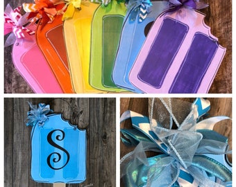 Popsicle door hanger. Summer door hangers. Personalized door hangers. Welcome door hangers. Front door decor. Summer decorations.