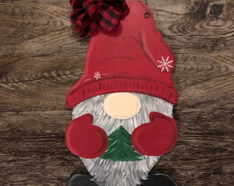 Gnome Christmas door hanger. Christmas gnome door hanger. Gnomes for Christmas decor. Christmasdoor decor Christmas decorations