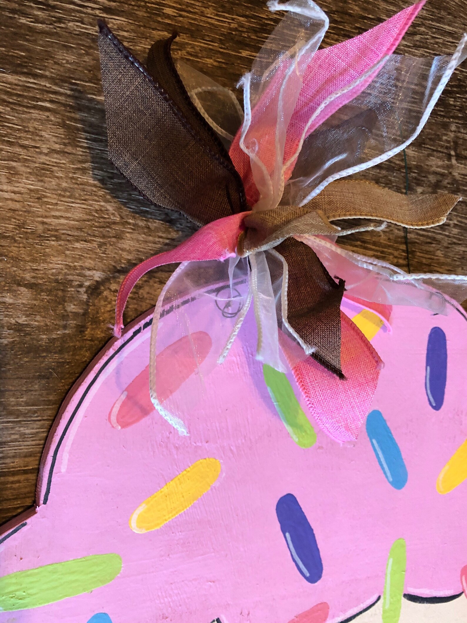 Ice Cream Door Hanger. Summer Door Hangers. Front Door Decor. - Etsy