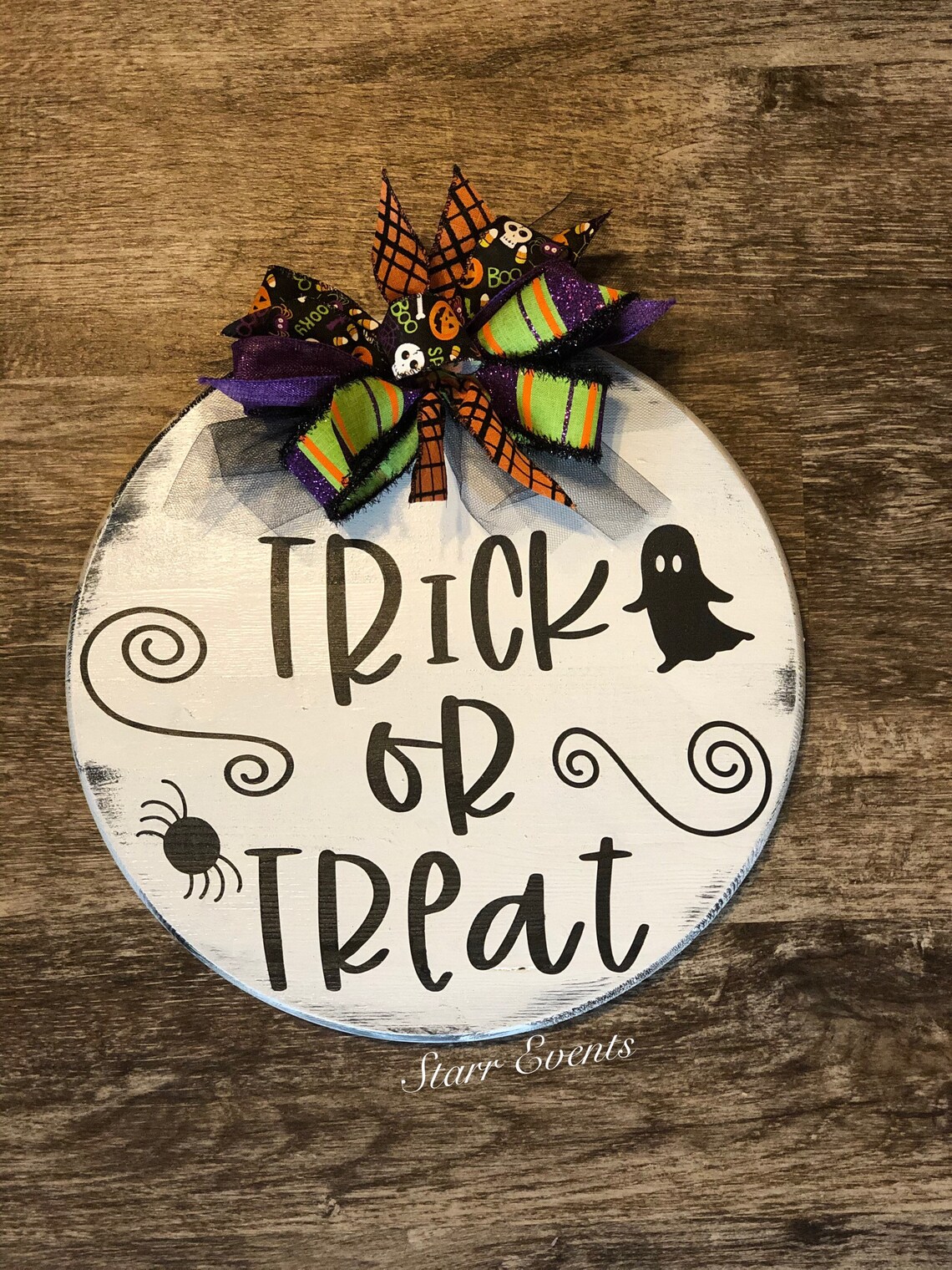Trick or Treat Door Hanger. Halloween Door Hangers. Halloween Etsy