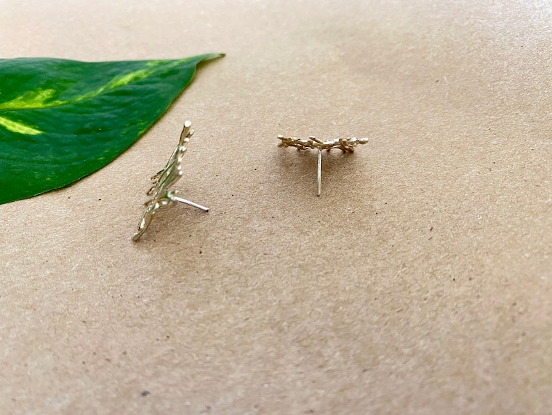 Branch Cluster Earrings .925 Sterling Silver Gifts for Her Statement Earrings Modern Jewelry Handmade Silver Earrings Ready To Ship