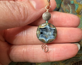 Stern Perlen Ohrringe