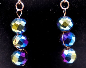 Kupfer Wrapped Facettierte Perlen