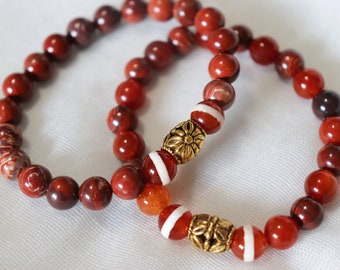 Edelsteen Kralen Stretch Armband